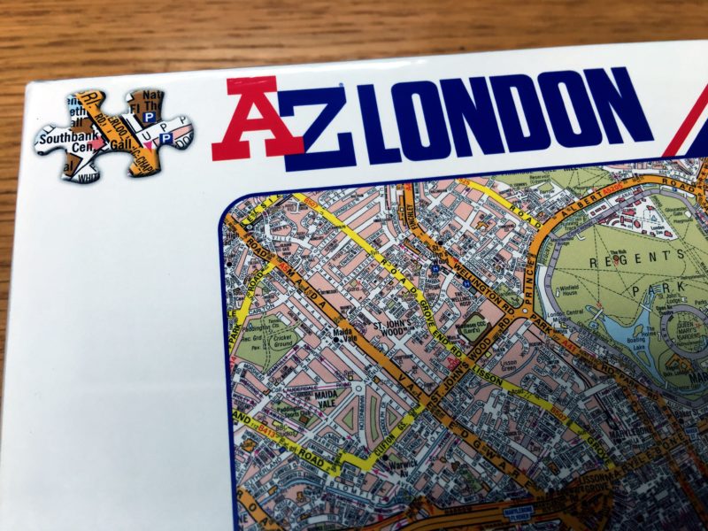 London AZ Map Jigsaw AZ Maps Blog