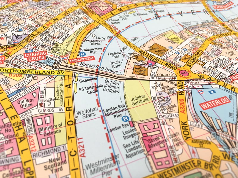 Revisiting an old map of London - A-Z Maps - Blog