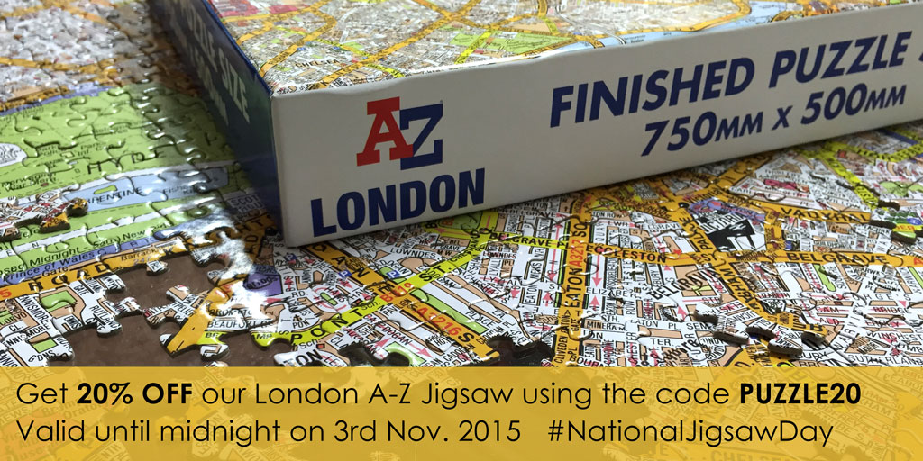 London A-Z map jigsaw
