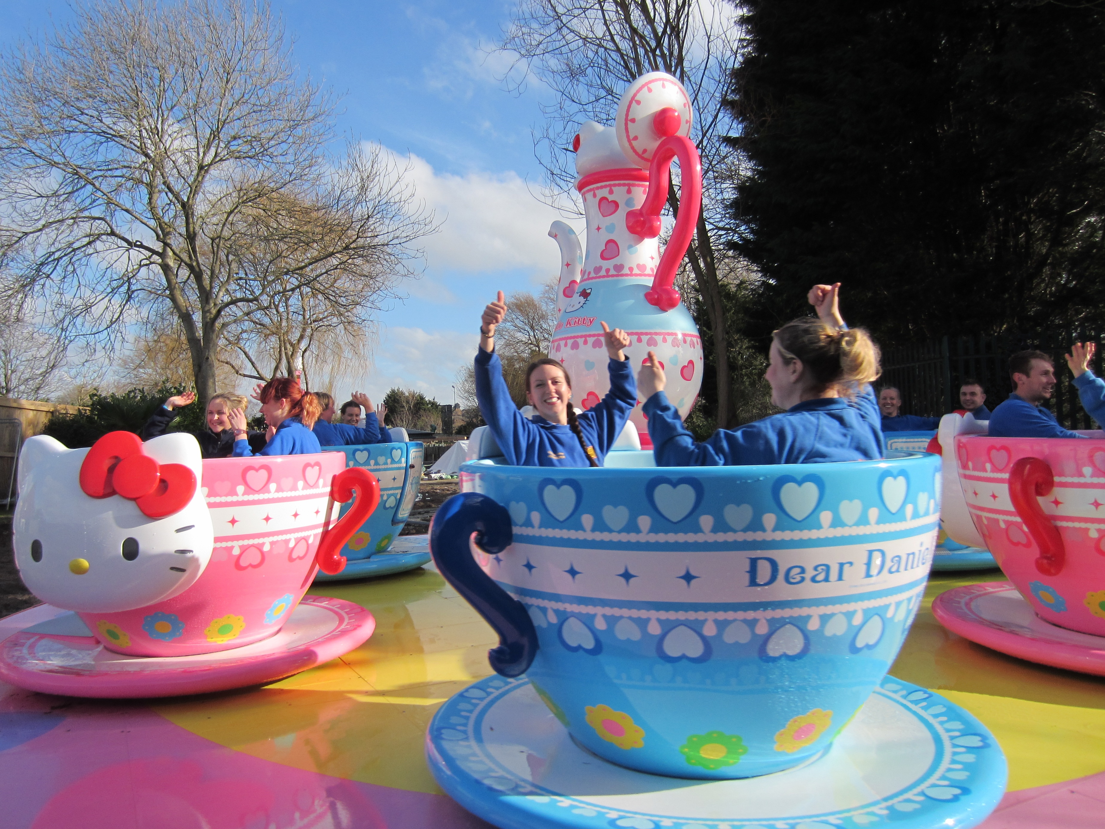Tea Cup Ride at Drusillas